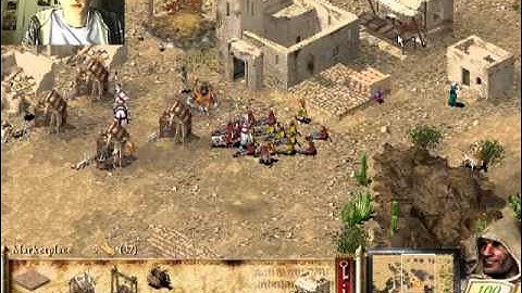 FIRST VIDEO!!! Stronghold Crusader--Campaign--Let