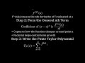 Taylor series