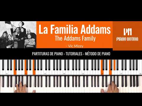 La Familia Addams (Español - Piano fácil) - Vic Mizzy