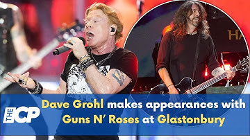Dave Grohl makes Glastonbury guest appearances with Guns N’ Roses