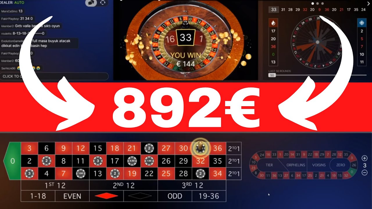 Mit Roulette Strategie auf 892€ AUTO ROULETTE, EVOLUTION GAMING