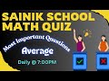 Quiz competition  average most important question