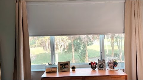 The Cheapest Motorized Shades for Windows? Bringnox Motorized Roller Shades 100% Blackout Review
