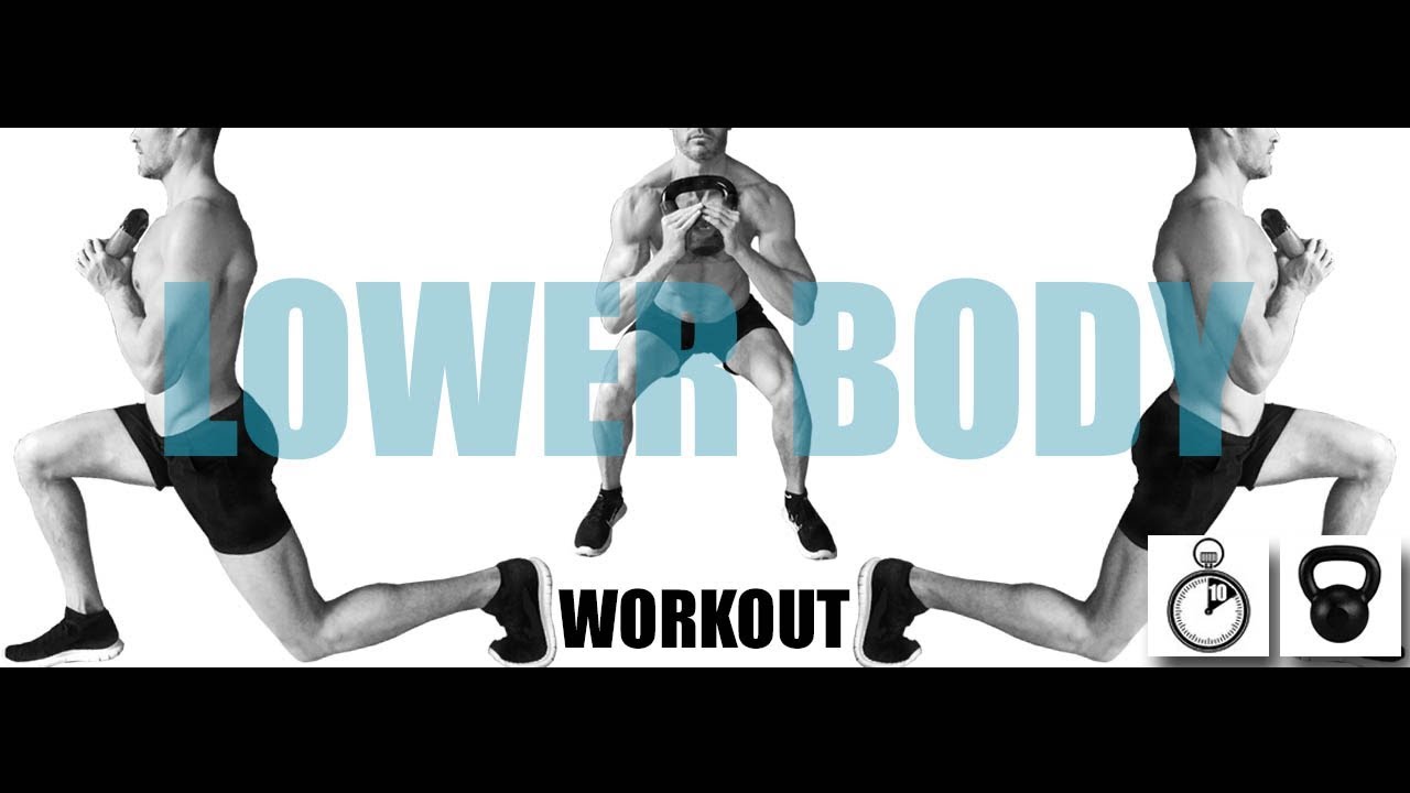 10 MINUTE KETTLEBELL LOWER BODY WORKOUT YouTube