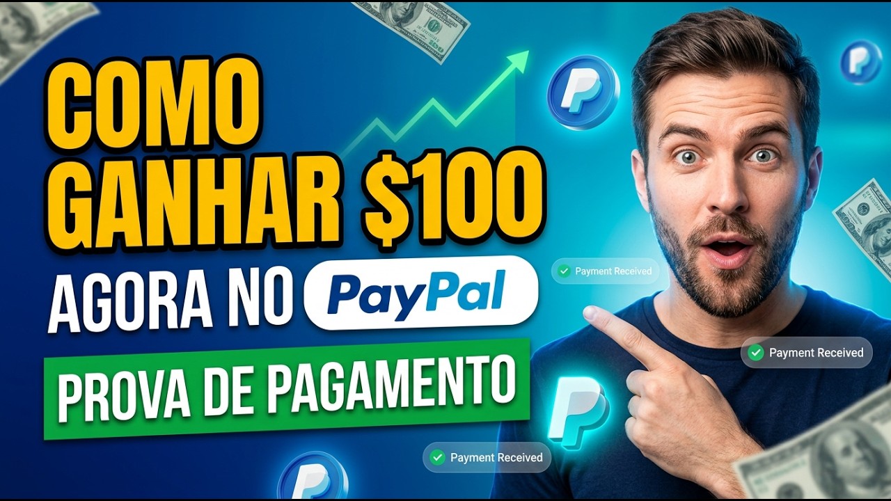 ⁣COMO GANHAR $100 SEM FAZER NADA + PROVA DE PAGAMENTO
