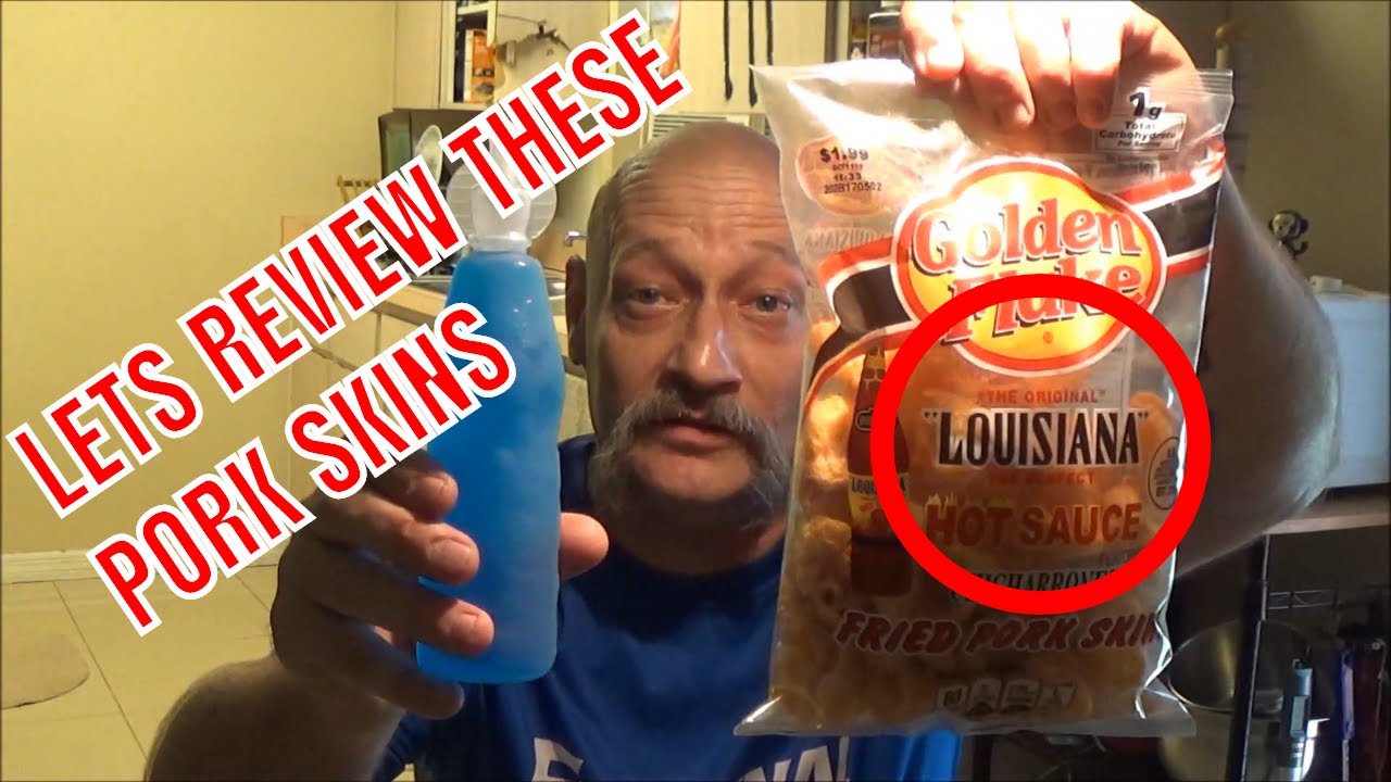 Product Review Of The Louisiana Hot Sauce Pork Skins YouTube