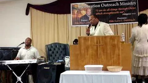 JERRY ADDISON AND PASTOR ROY JOHNSON SINGING