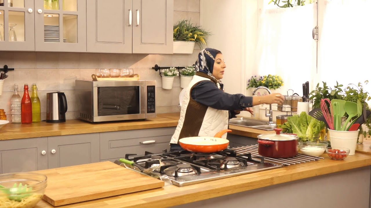 مكرونة باصابع الكابوريا وسلطة اصابع الكابوريا مع نرمين قنديل فى الأفكار الجديدة (الجزء الأول)