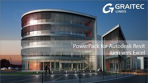PowerPack for Autodesk Revit - Lien vers Excel