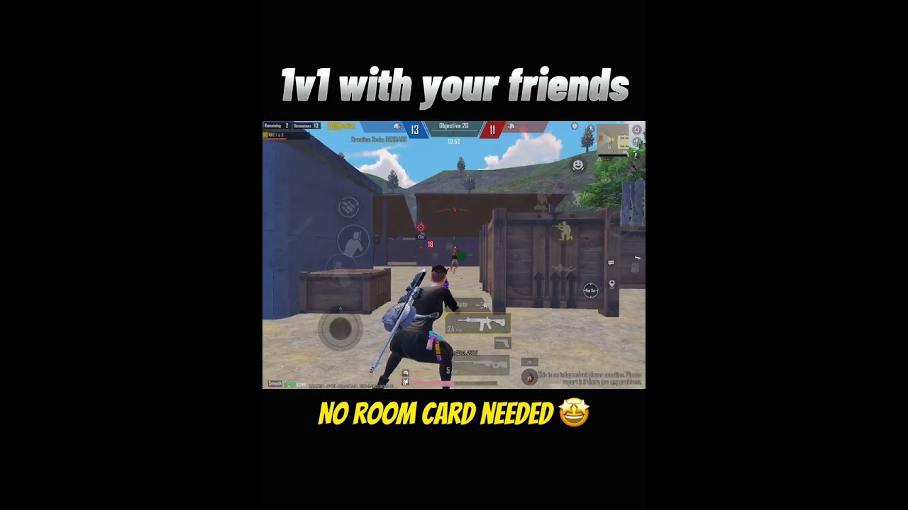 Play 1v1 Without room card 😲 