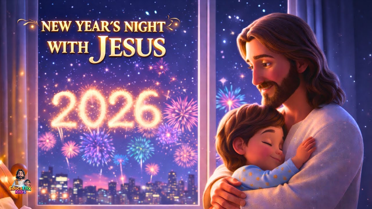 New Year Night with Jesus  | Christian Lullabies for Babies | Kids Lullaby Song -  EducaFlix Kids