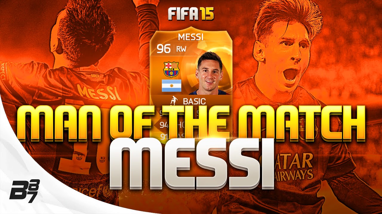 FIFA 15 | MAN OF THE MATCH MESSI IS INSANE!