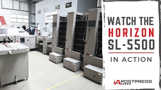 Horizon Saddlestitcher SL-5500, used - LA-POSTPRESS- #22950A