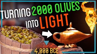 LET THERE BE LIGHT! Crushing 2000 Olives to Make Lamp Oil