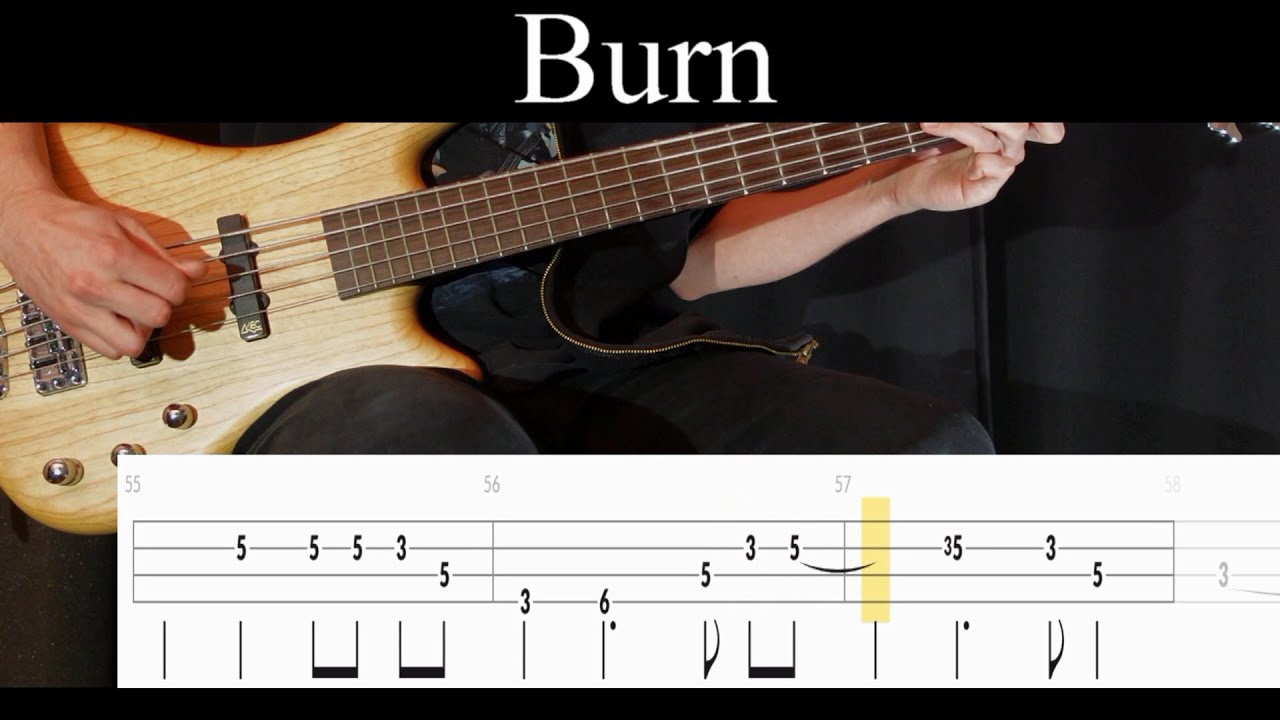 Burn (Deep Purple) Bass Cover (With Tabs) by Leo Düzey YouTube