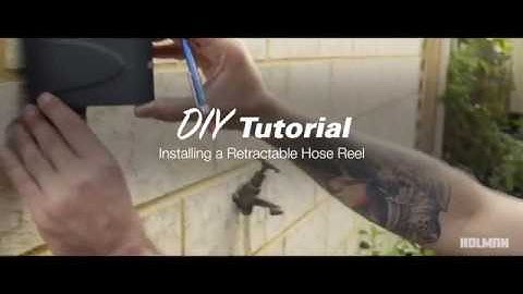 Holman - Úc:Hướng dẫn cài đặt và vận hành ống cuộn tưới vườn 10m