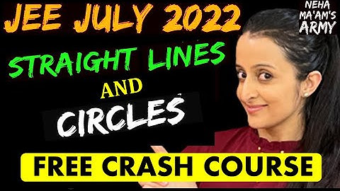 JEE MAIN 2022 JULY with TRICKS: STRAIGHT LINES & CIRCLES | June PYQ