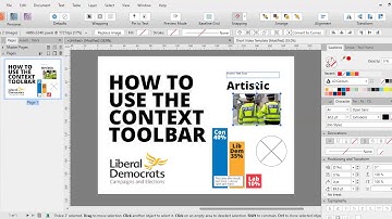 How to use the context toolbar