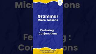 Grammar Microlessons Ft. Conjunctions And, But, Or Explained In 30 Secs