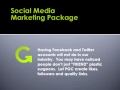 Projected growth consulting social media package  we can bring the leads to you