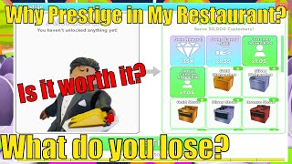ROOKIE PRESTIGE! START OVER AGAIN! What do I lose? REBIRTH My Restaurant | Whale | How to get Gems screenshot 3