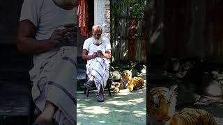 Fake Tiger Prank  Fake Tiger Vs Man Prank On Public Part 3#Emtiaz Bhuyan#Shorts