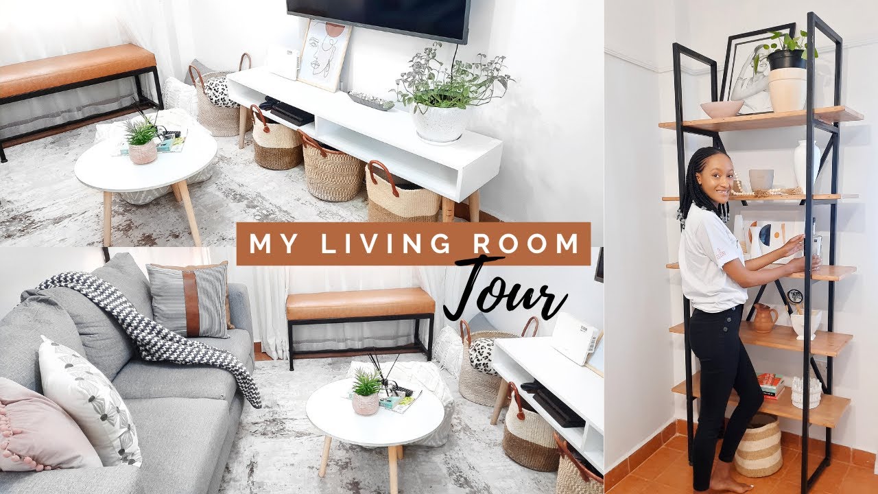 MY LIVING ROOM TOUR//Styling a small living room YouTube