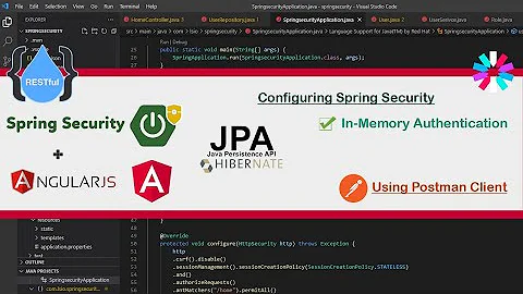 Spring Boot + Spring Security + PostgreSQL + JPA - In Memory Authentication - Part 1