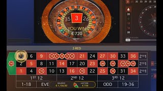 From 22€ to 1156€  at AUTO ROULETTE, EVOLUTION GAMING 😍 low risk screenshot 2