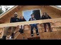 Mountain Dream Home — Timber Frame Mudroom Gets a Roof!