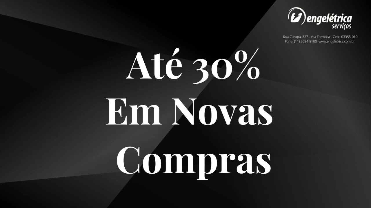 Capa do vídeo sobre o cashback da Engelétrica