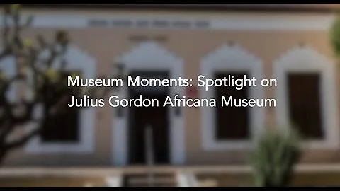 Museum Moments: Spotlight on Julius Gordon African...