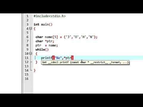 C Programming   56   String with Pointer