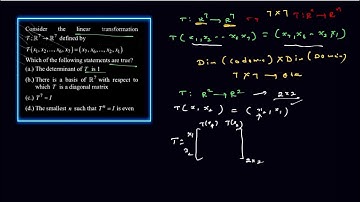 Linear Algebra most important questions practice| Linear transformations|KSET mathematical sciences 