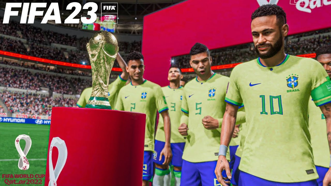 Brasil x Argentina, FIFA 23 Gameplay Copa do Mundo Qatar 2022