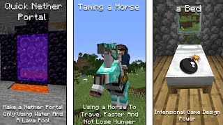 13 Minecraft Tricks Only Pro Players Know About