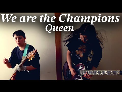 Queen - We Are The Champions - guitar + bass #クイーン #cover