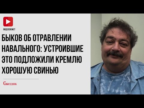 Быков об отравлении Навального: Устроившие это подложили Кремлю хорошую свинью
