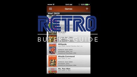 Cataloging Your Video Game Collection: RETRO Buyer