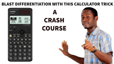 The Only Differentiation Calculator Tricks You Will Ever Need | Casio Fx-991 CW