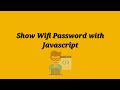 Javascript Qr decode #qrcode #wifipasswordshow #javascript