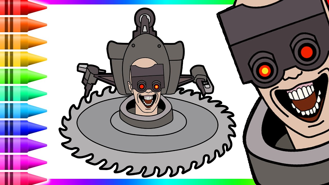 DRAW SKIBIDI TOILET NEW CHARACTER SAW TOILET YouTube