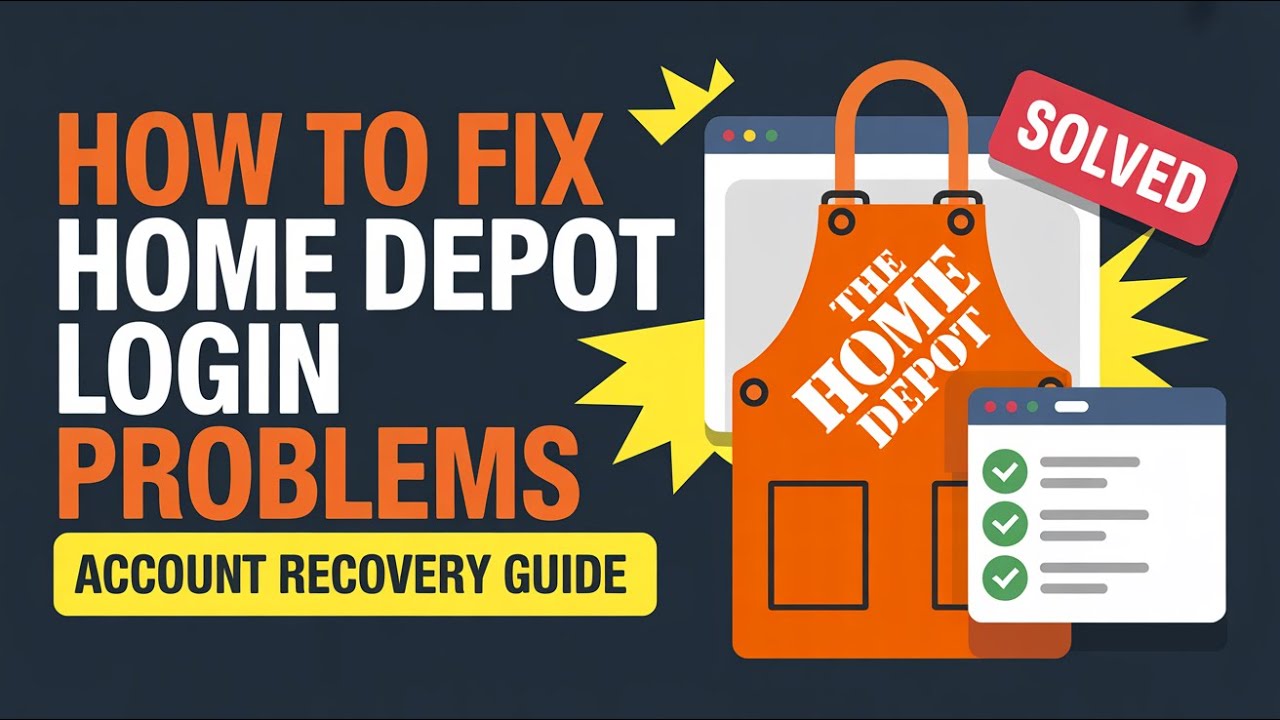 How to Fix Home Depot Login Problems – Account Recovery Guide - YouTube