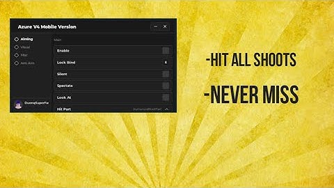 Azure v4 Mobile showcase, Resolver, anti lock, target strafe,...