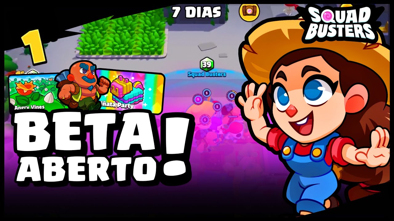 Joguei SQUAD BUSTERS o novo jogo da Supercell 