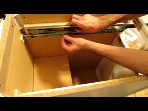 How to replace drawer slides