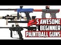 5 Awesome Beginner Paintball Guns - 4K