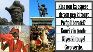 Kisa nou ka espere de yon pèp ki touye pwòp liberatèl //Kouri vin tande kiyès ki touyel //Gwo verite