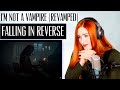 I'M NOT A VAMPIRE (REVAMPED).. Falling In Reverse | VOICE COACH REACTION/ANALYSIS | heck... yes