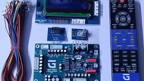 #Gemtech #5.1 Remote kit  (Inbuilt USB/BT/FM) 16x2 Display